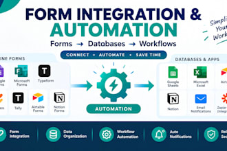 integrate google forms, microsoft forms, typeform, jotform and tally