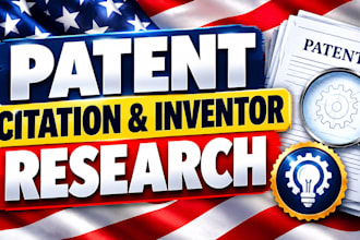 research patent citations, inventors and competing patent holders