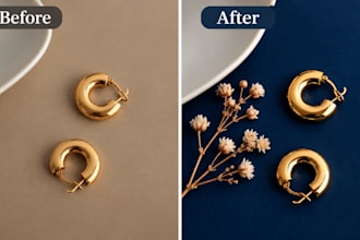 professionally edit and retouch product photos