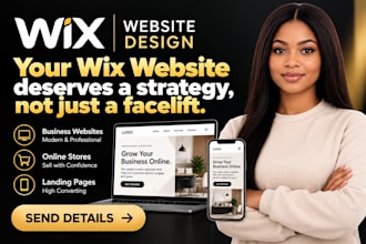 wix website development wix website design wix studio redesign wix website seo