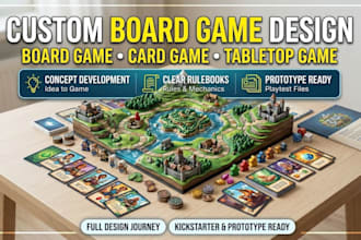 design your board game, card game and tabletop game from scratch