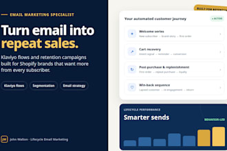 setup klaviyo email flows for subscription and repeat purchase brands