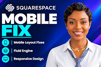 fix squarespace mobile responsiveness and fluid engine layout issues