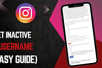 claim that instagram inactive username you want for business or brand