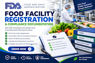 fda food facility registration and compliance documents