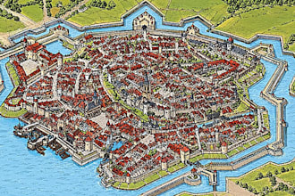 create custom fantasy city and town maps for d,d and rpg games