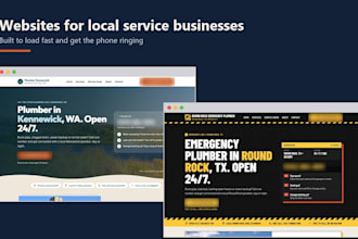 design a fast, mobile friendly website for your local service business