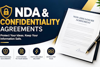 prepare a professional nda and confidentiality agreement