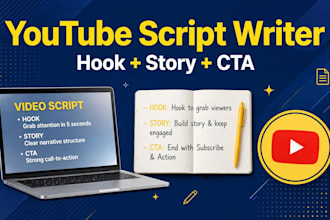 write engaging youtube script in hindi and english
