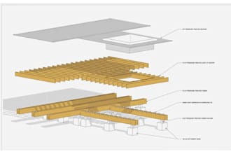 do deck framing plans, beam design structural drawings and footing calculation