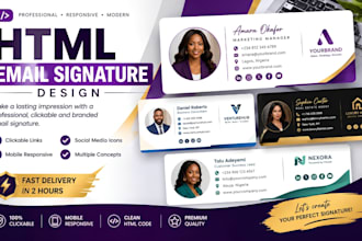do clickable html email signature for apple, gmail, outlook and business card