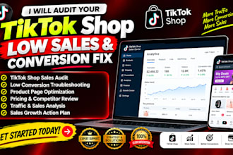 audit your tiktok shop and fix low sales conversion issues
