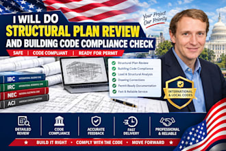 do structural plan review and building code compliance check
