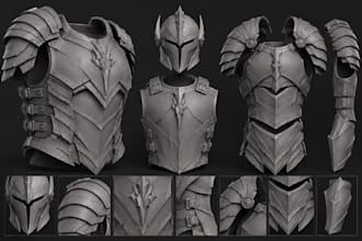wearable 3d cosplay armor 3d mask 3d helmet cosplay creation stl for 3d printing