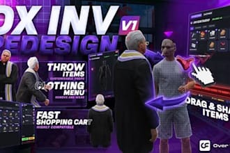 create custom fivem scripts, job systems, UI, inventory, and bug fixes