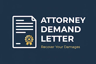 draft a powerful US attorney demand letter for damages