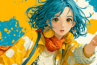 design anime heroes and fantasy villains