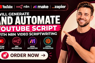 generate and automate youtube script with n8n video scriptwriting
