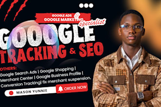 setup PPC google, bing seo optimization and conversion tracking with gtm, ga4