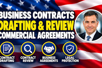 draft or review business contracts and commercial agreements