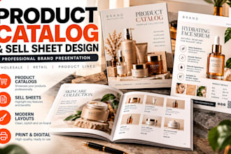 create professional product catalogs and sell sheets