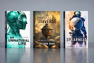 design dystospian sci fi, cyberpunk sci fi and futuristic ebook covers