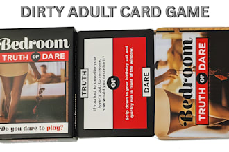 create a custom adult couple card games, party cards and romance cards