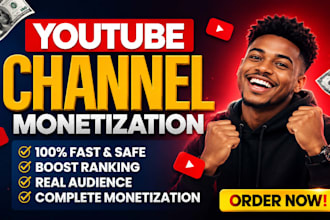 do complete youtube channel monetization promotion