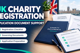 prepare your UK charity registration application documents