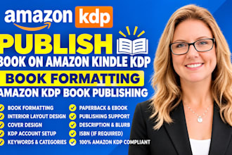 publish book on amazon kindle KDP, book formatting, amazon KDP book publishing