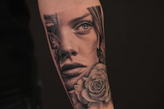 create a realism tattoo design for you