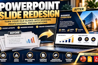 redesign your old powerpoint slides into a modern presentation