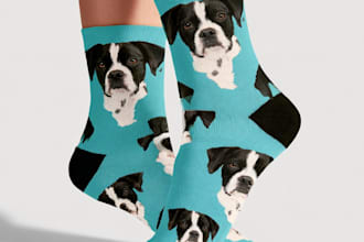 custom and pattern socks design