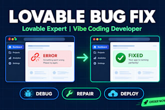 lovable expert lovable bug fix lovable ai website lovable dev