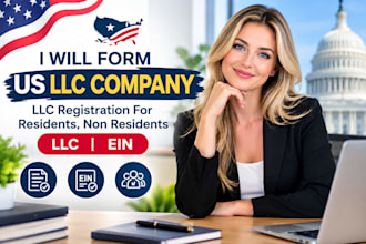 form US llc company, llc registration for, residents, non residents, llc, ein