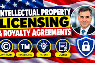 draft intellectual property licensing and royalty agreements