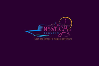 design an engaging travel logo