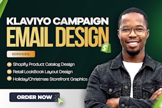 design klaviyo black friday and christmas email templates for shopify brands