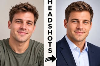 create realistic ai corporate headshots for linkedin and business