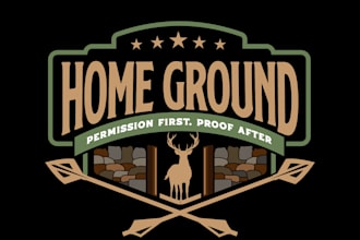 design a custom hunting, wildlife conservation, and outdoor logo