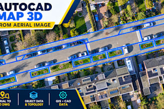 convert aerial images into autocad map 3d dwg maps