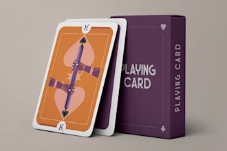 card deck print ready card tuck box dating card print ready card poker card