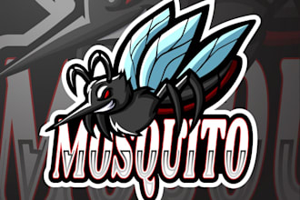 design amazing wonderful mosquito logo