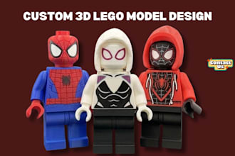 do 3d lego model design 3d printing toy model 3d lego set minifigure lego bricks