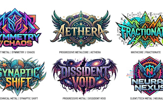 design metalcore melodic metalcore deathcore  hardcore logo
