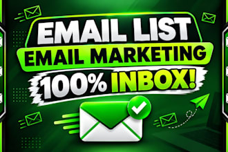 niche targeted email list with b2b leads for email marketing