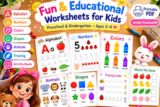 create fun preschool worksheets and educational activity books