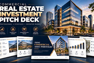 design a commercial real estate investment pitch deck for property invest