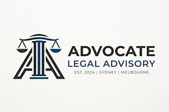 design modern advocate logo for legal dvisory firm