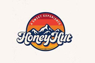 design a retro iconic logo for your outdoor sauna company